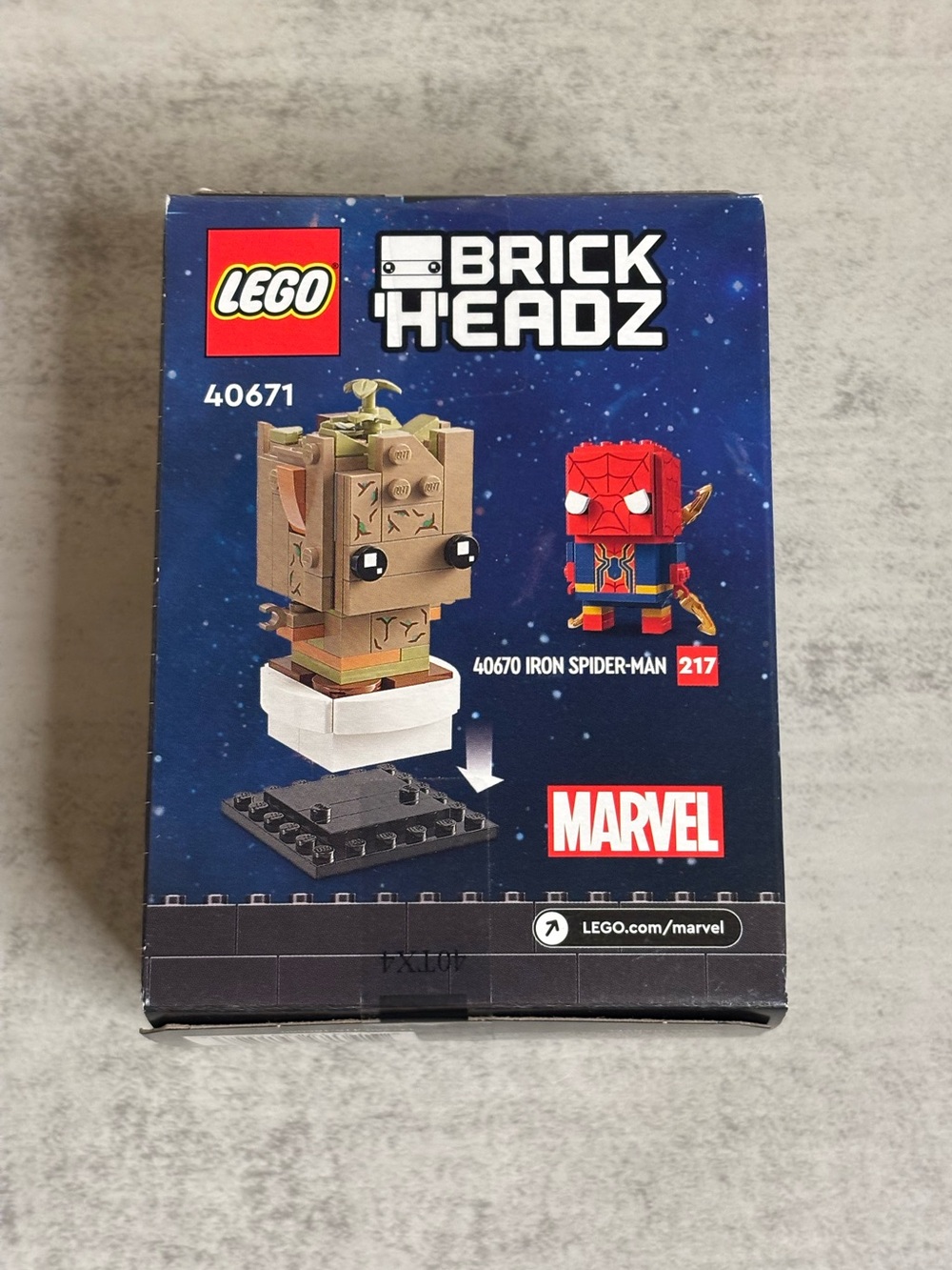 Lego Marvel BrickHeadz Potted Groot Set (#40671) - Picture 2 of 7